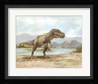 Dinosaur Illustration III Framed Print