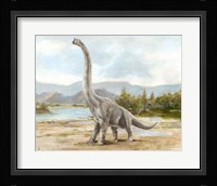 Dinosaur Illustration IV Framed Print