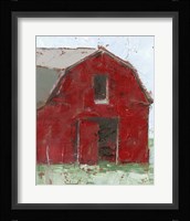 Big Red Barn I Framed Print