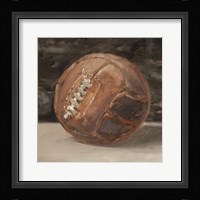 Vintage Leather III Framed Print