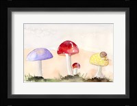 Faerie Mushrooms II Framed Print