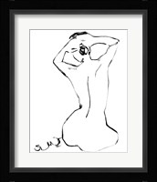 Fixing the Bun I Framed Print