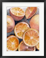 Fruit Slices III Framed Print