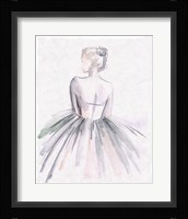 Watercolor Ballerina I Framed Print