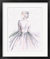 Watercolor Ballerina I Framed Print