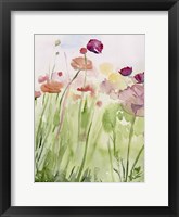 Among the Watercolor Wildflowers I Fine Art Print