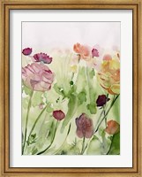 Among the Watercolor Wildflowers II Fine Art Print