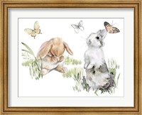 English Bunnies I Fine Art Print