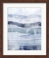 White Out in Blue I Fine Art Print