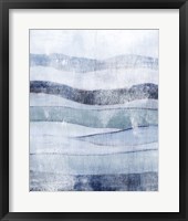 White Out in Blue I Fine Art Print