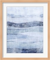 White Out in Blue II Fine Art Print