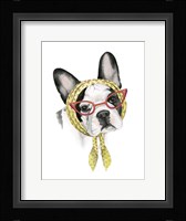 Vogue Dog II Framed Print