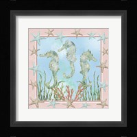 Coastal Life I Framed Print