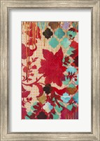 Red & Teal Gilded Age I Fine Art Print