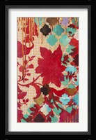 Red & Teal Gilded Age I Fine Art Print