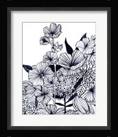 Wildflower Tangle III Framed Print