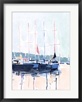 Watercolor Boat Club I Fine Art Print