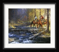 Cold Water & Falling Leaves Fine Art Print