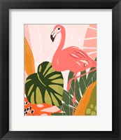 Jungle Flamingo I Fine Art Print