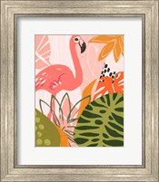 Jungle Flamingo II Fine Art Print