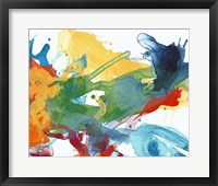 Primary Abstract I Framed Print
