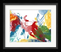 Primary Abstract IV Framed Print
