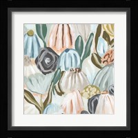 Parasol Garden I Framed Print