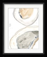 Ocean Oysters I Framed Print