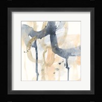 Liquid Blueprint II Framed Print