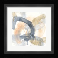 Liquid Blueprint III Framed Print