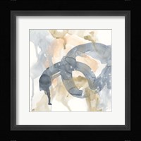 Liquid Blueprint VII Framed Print