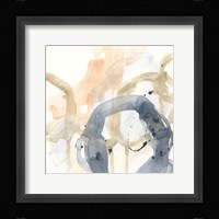 Liquid Blueprint IX Framed Print
