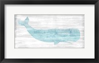 Weathered Whale I Framed Print