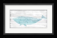 Weathered Whale II Framed Print