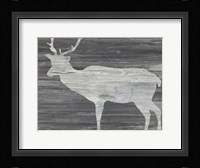 Vintage Plains Animals III Framed Print