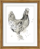 Feathered Fowl I Fine Art Print