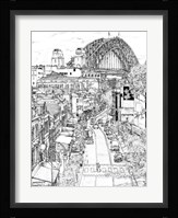 City in Black & White II Framed Print