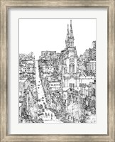 City in Black & White IV Fine Art Print