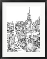 City in Black & White IV Fine Art Print