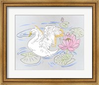 Swan Lake Song I Fine Art Print