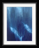 Azul Profundo Triptych I Framed Print