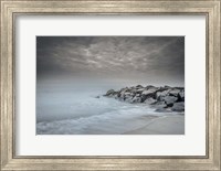 Stormy Beach in Cape May National Seashore, NJ Fine Art Print