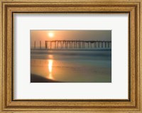 Morning Pier Sunrise, Cape May New Jersey Fine Art Print