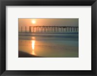 Morning Pier Sunrise, Cape May New Jersey Fine Art Print