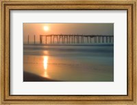 Morning Pier Sunrise, Cape May New Jersey Fine Art Print