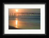 Morning Pier Sunrise, Cape May New Jersey Fine Art Print