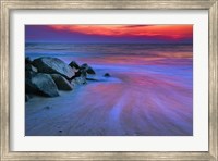 Sunset On Delaware Bay, Cape May NJ Fine Art Print