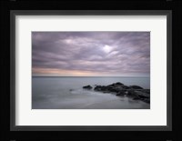Sunrise On Stormy Beach Landscape, Cape May National Seashore, NJ Fine Art Print