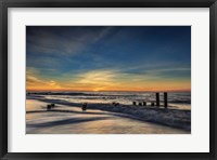 Sunrise On Winter Shoreline 2, Cape May National Seashore, NJ Fine Art Print