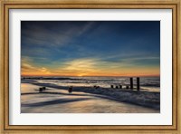 Sunrise On Winter Shoreline 2, Cape May National Seashore, NJ Fine Art Print